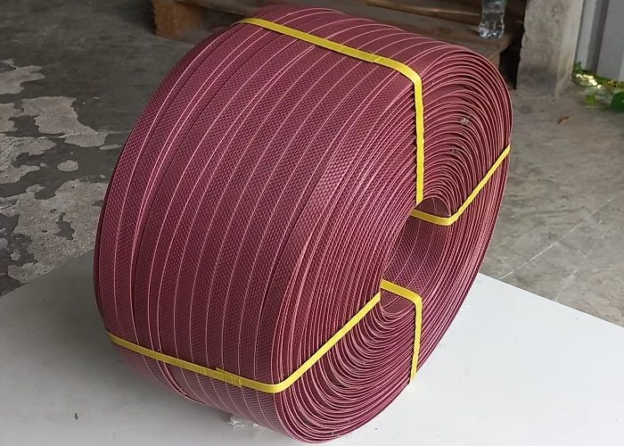 3 loại dây đai nhựa được sử dụng nhiều nhất hiện nay 20 Dây đai PP đai tay màu đỏ