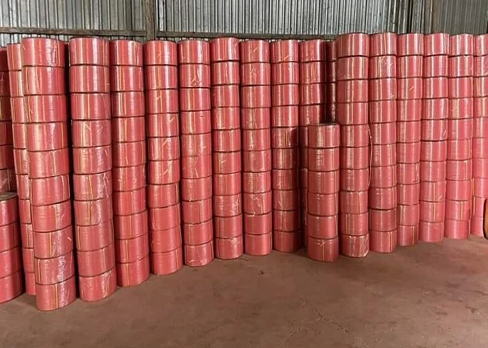 3 loại dây đai nhựa được sử dụng nhiều nhất hiện nay 16 Dây đai pp màu đỏ