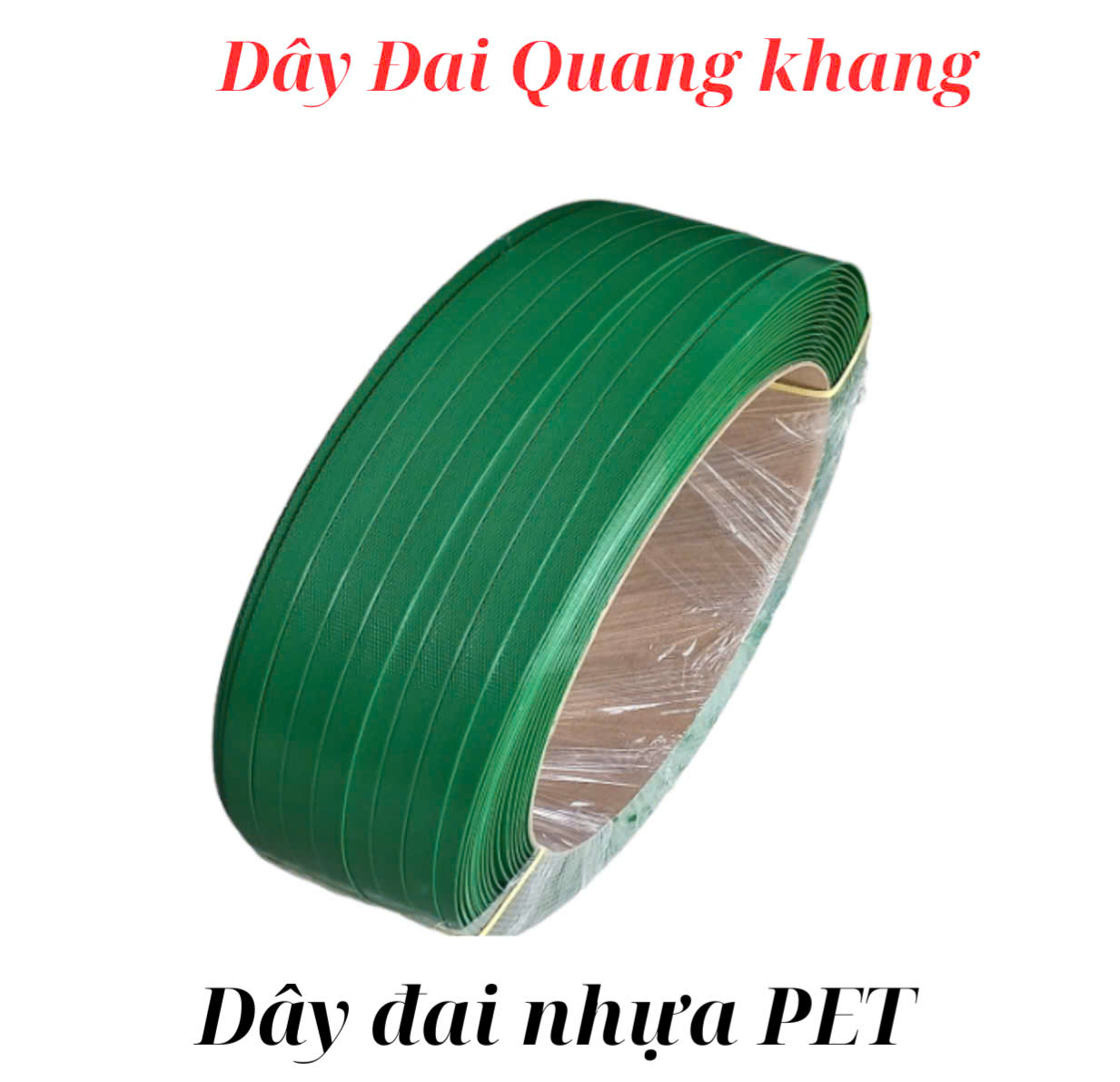 Dây Đai Nhựa PET Quang Khang – Giải Pháp Đóng Gói Chịu Lực Cao, An Toàn Và Tiết Kiệm 1 Dây đai nhựa pet quang khang