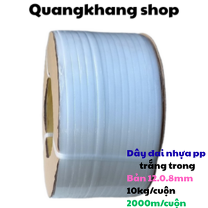 DÂY ĐAI NHỰA PP ĐÓNG HÀNG, SẢN PHẨM CHẤT LƯỢNG, GIÁ RẺ NHẤT 2 dây đai nhựa pp đóng hàng